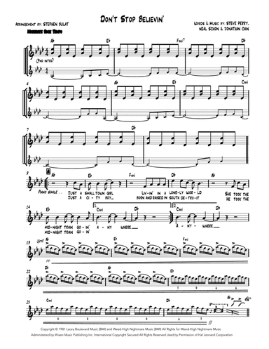 Don't Stop Believin' (arr. Stephen Bulat)