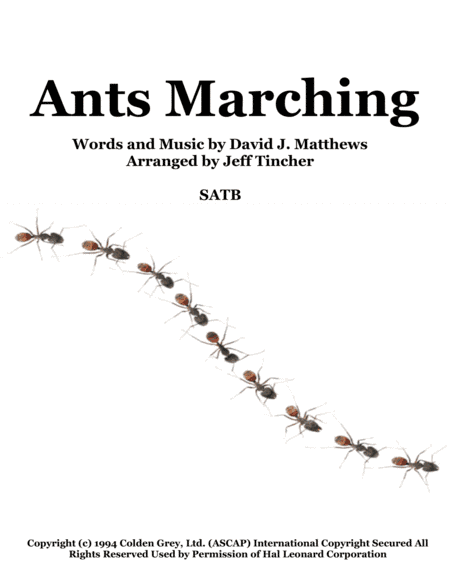 Ants Marching (arr. Jeff Tincher)