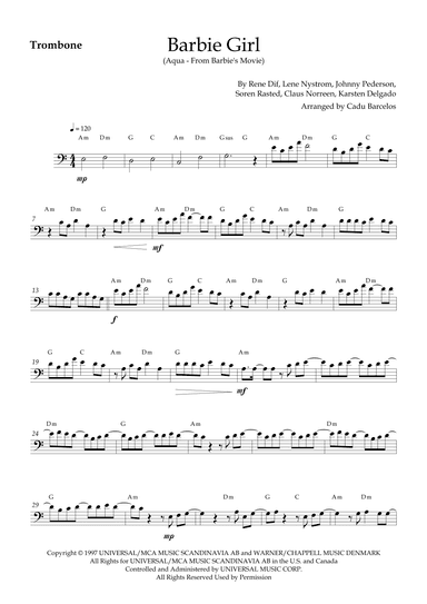 Barbie Girl (arr. Cadu Barcelos)