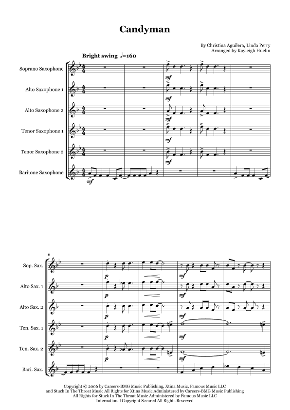Candyman (arr. Kayleigh Huelin)