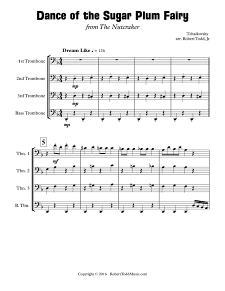 Dance of the Sugar Plum Fairy (arr. Robert Todd, Jr)