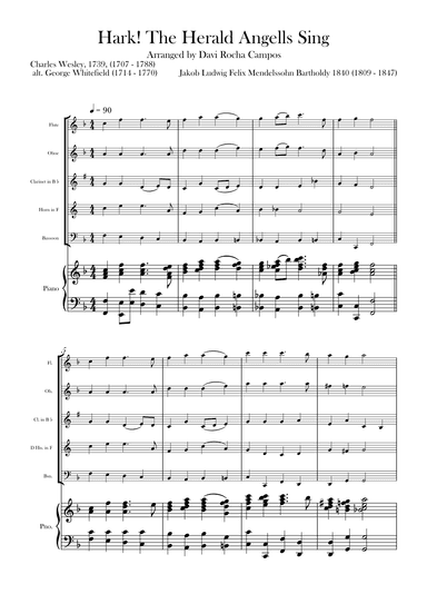 Hark! The Herald Angells Sing (arr. Davi Rocha Campos)