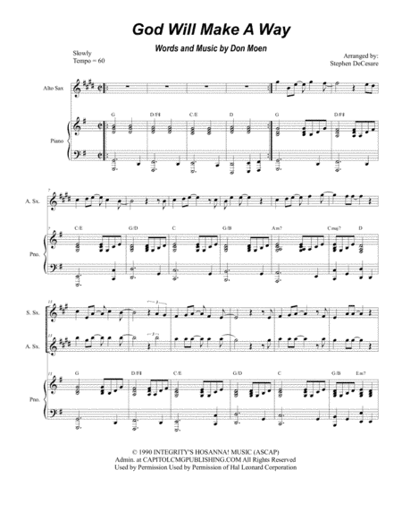 God Will Make A Way (arr. Stephen DeCesare)