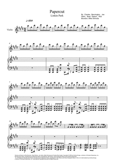 Papercut (arr. André Laitano)
