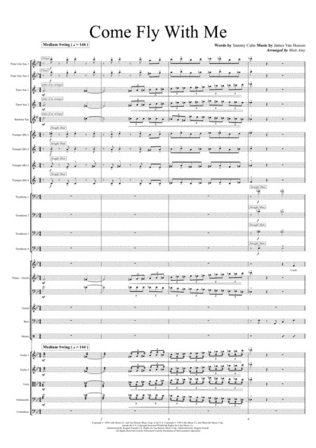 Come Fly With Me (arr. Matt Amy)