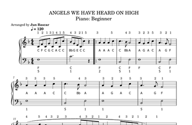 Angels We Have Heard On High (arr. Andres Montecillo Bascar, Jr.)