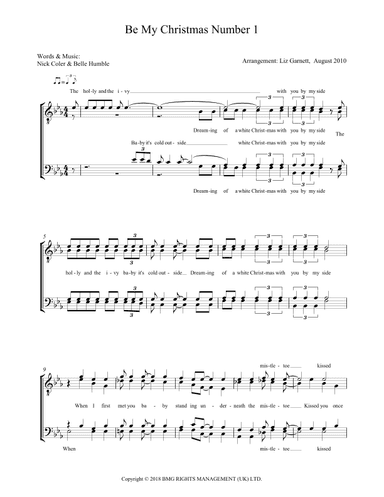 Be My Christmas Number One (arr. Liz Garnett)