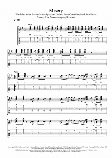 Misery (arr. Antonius Agung Setiawan)