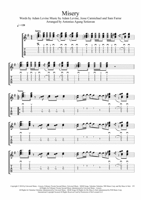 Misery (arr. Antonius Agung Setiawan)