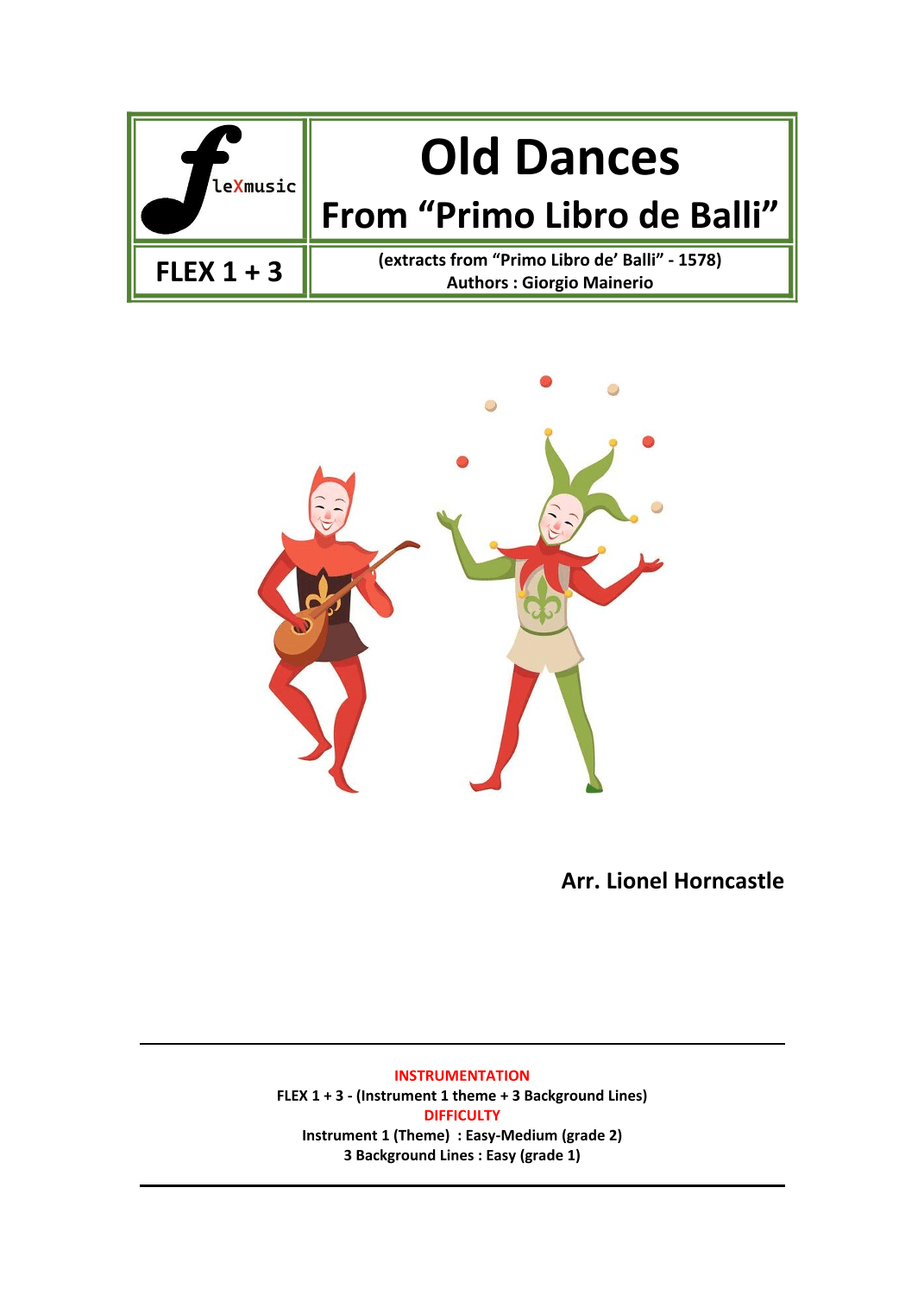 Old Dances from "Primo Libro de Balli" (arr. Lionel Horncastle)