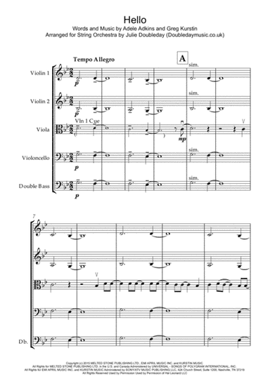 Hello (arr. Julie Doubleday)