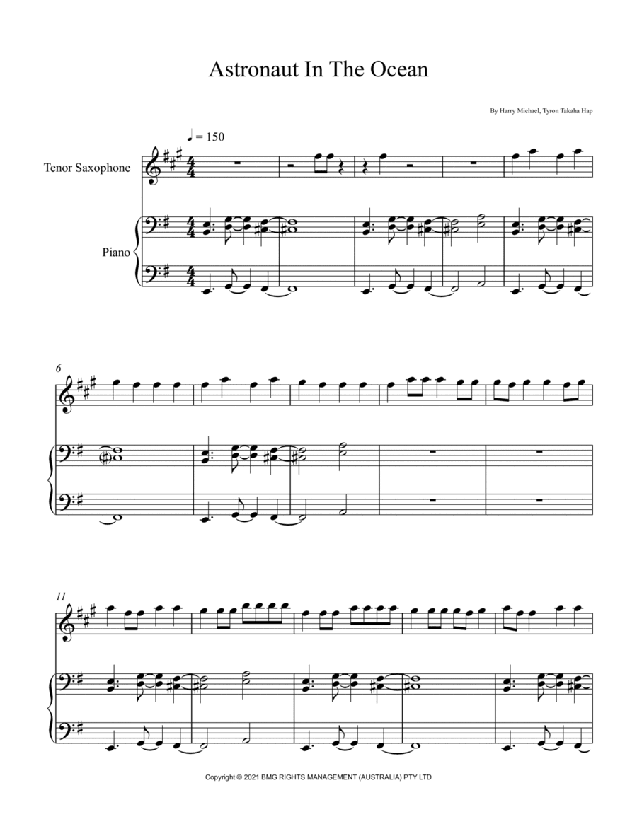 Masked Wolf (arr. André Laitano)