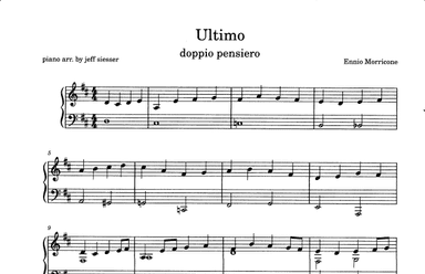 Ultimo (arr. jeff siesser)
