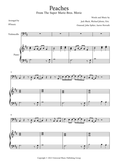 Peaches (arr. BTmusic)