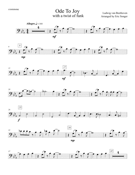Ode To Joy (Brass Band Style) (arr. Eric Songer)