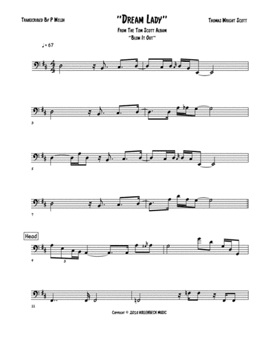 Dream Lady (arr. Accubass)