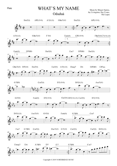 What's My Name (arr. The Sheet Music Library)