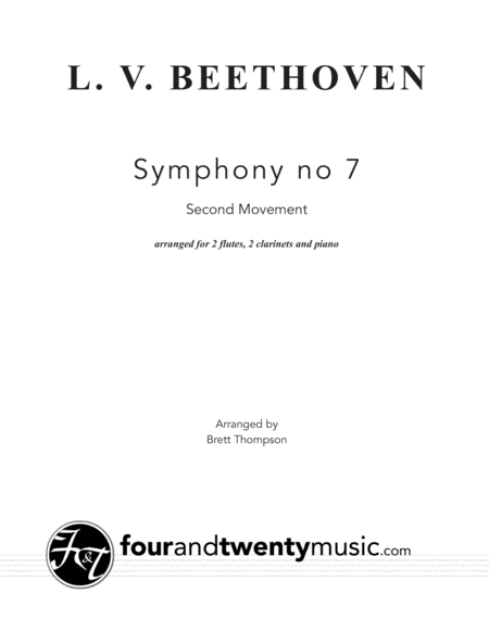 Allegretto, second movement, from Symphony no 7 (arr. Brett Thompson)