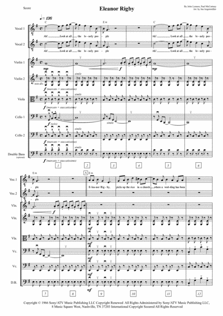 Eleanor Rigby (arr. Jan Angermüller)