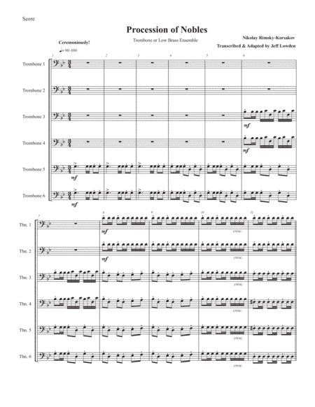 Procession of Nobles (arr. Jeff Lowden)