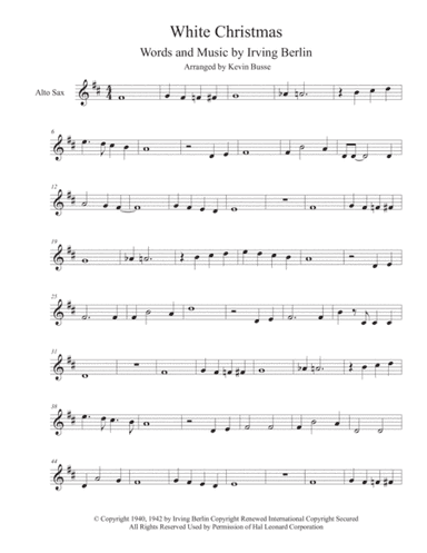 White Christmas (arr. Kevin Busse)