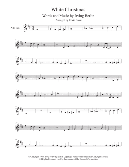 White Christmas (arr. Kevin Busse)