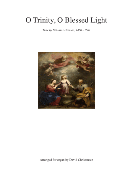 O Trinity, O Blessed Light (arr. David Christensen)