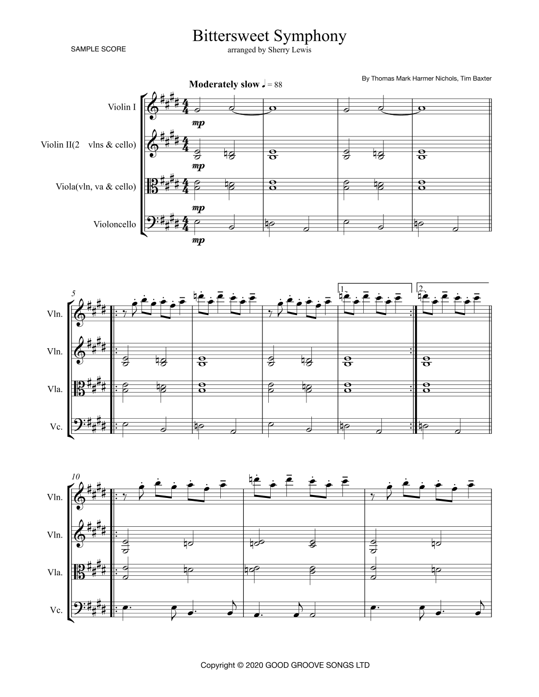 Bittersweet Symphony (arr. Sherry Lewis)