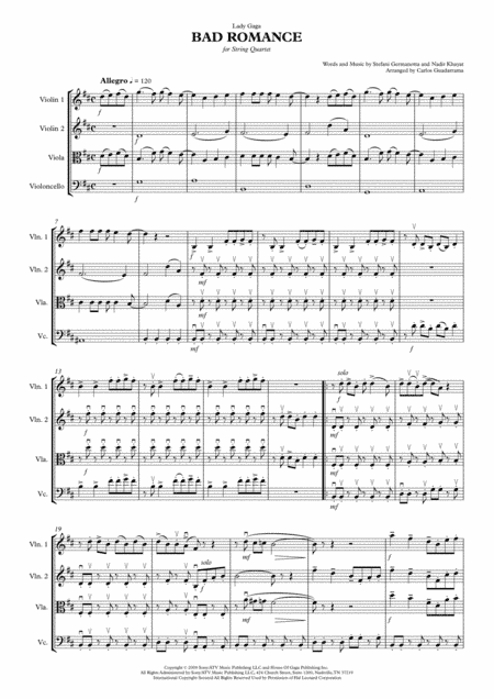 Bad Romance (arr. Carlos Guadarrama)