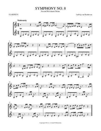 Symphony No. 8, Second Movement Theme (arr. Mark Phillips)