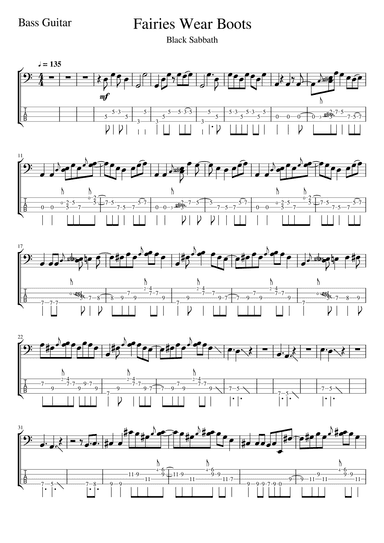Fairies Wear Boots (interpolating Jack The Stripper) (arr. Tracy Dean McCallum)