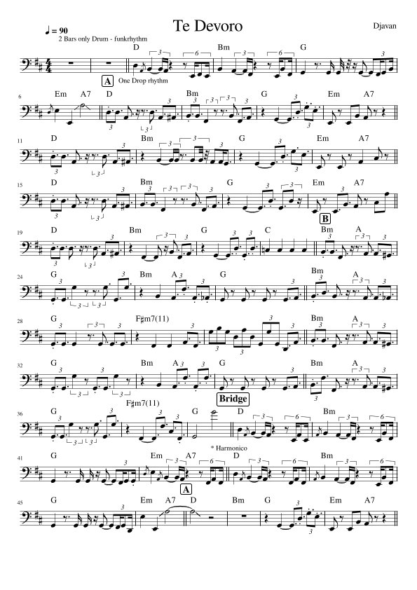 Te Devoro (arr. Gustavo Ga)