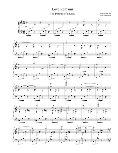Love Remains (arr. Piano Palt)