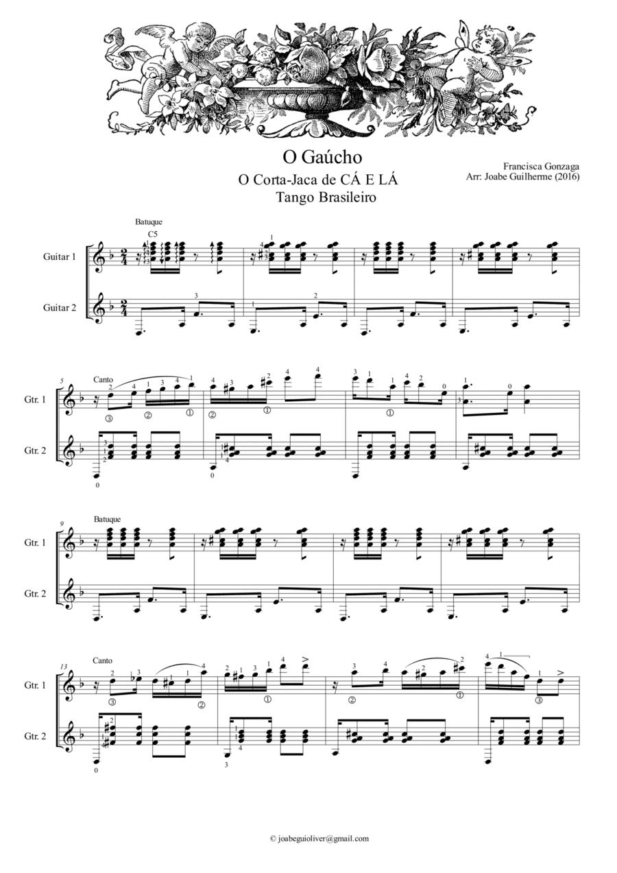 O Corta-Jaca (O Gaúcho) (arr. Joabe Guilherme)