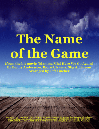 The Name Of The Game (arr. Jeff Tincher)