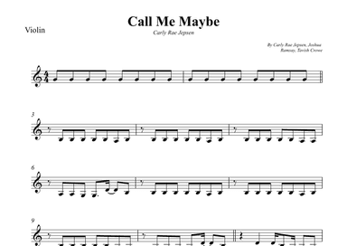 Call Me Maybe (arr. Wesley S. SIlva)