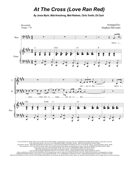 At The Cross (love Ran Red) (arr. Stephen DeCesare)