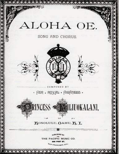 ALOHA 'OE (arr. Enea Acco)