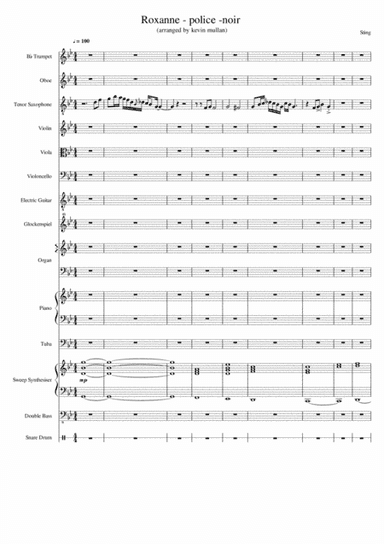 Roxanne (arr. Kevin Mullan)