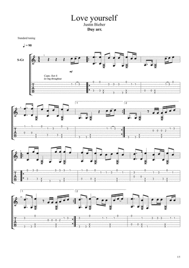 Love Yourself (arr. Duy.)