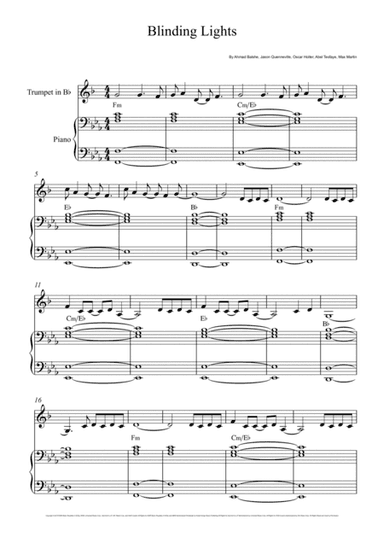 Blinding Lights (arr. André Laitano)