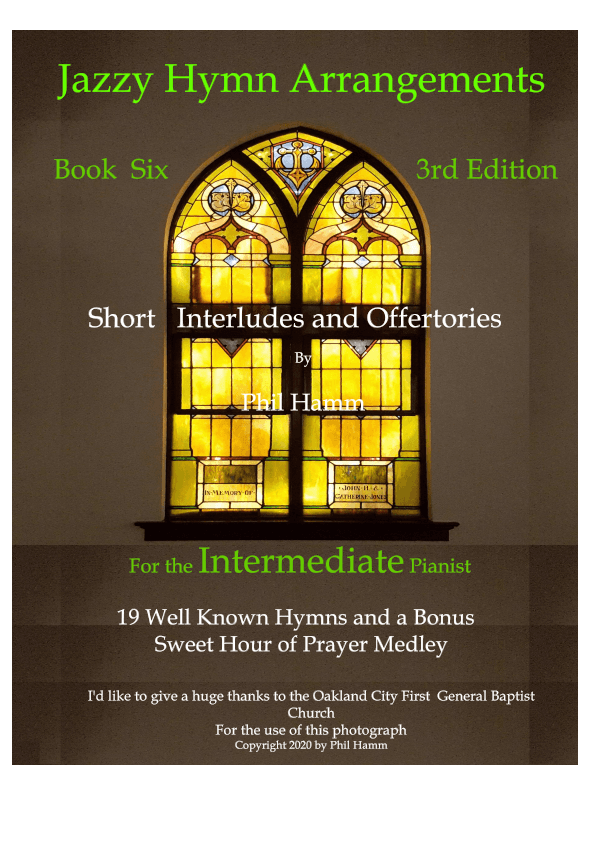 Jazzy Hymn Arrangements-Book Six (arr. Phil Hamm)