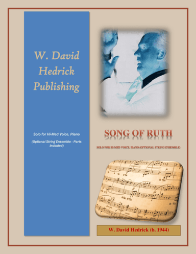 Song of Ruth (High Voice-piano and/or string quartet)