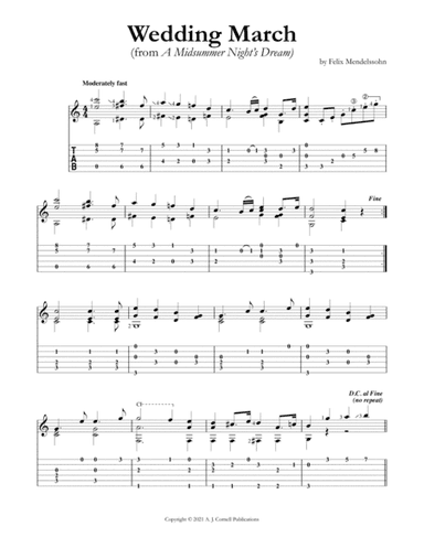 Wedding March (from A Midsummer Night’s Dream) (arr. Mark Phillips)