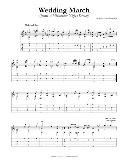 Wedding March (from A Midsummer Night’s Dream) (arr. Mark Phillips)