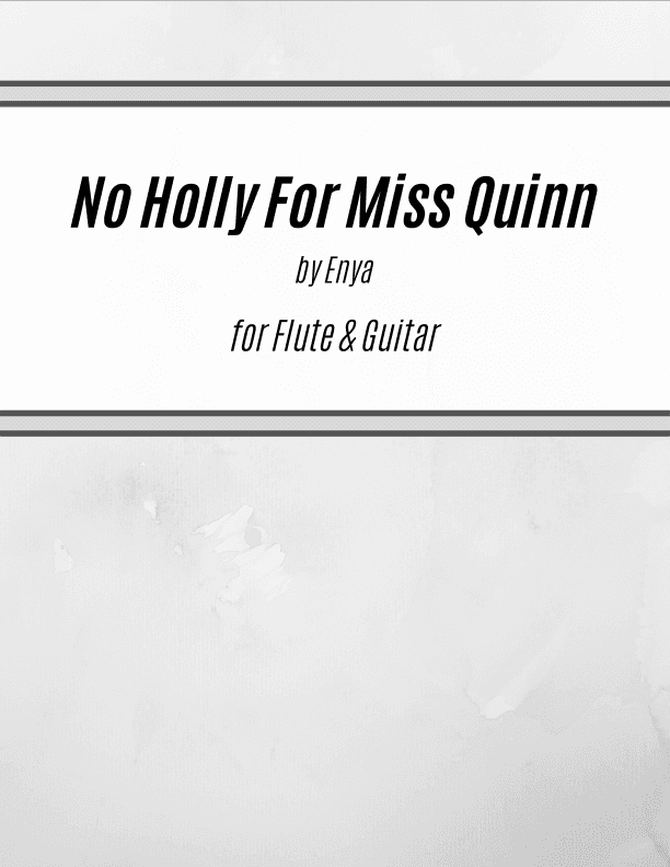 No Holly For Miss Quinn (arr. Kenneth Pasciak)