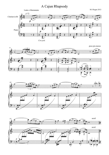 A Cajun Rhapsody (arr. M J regan)