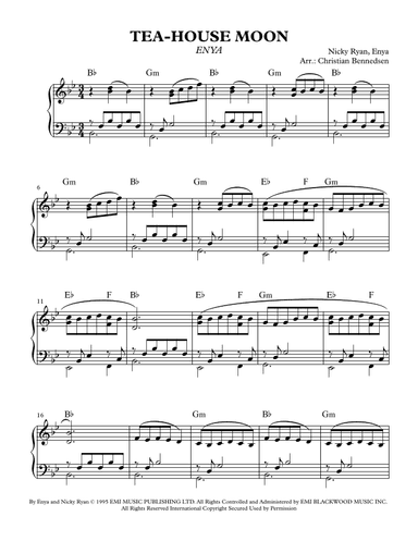 Teahouse Moon (arr. Christian Bennedsen)