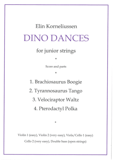 Dino Dances for junior string orchestra