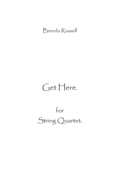 Get Here (arr. Spence Bundy)